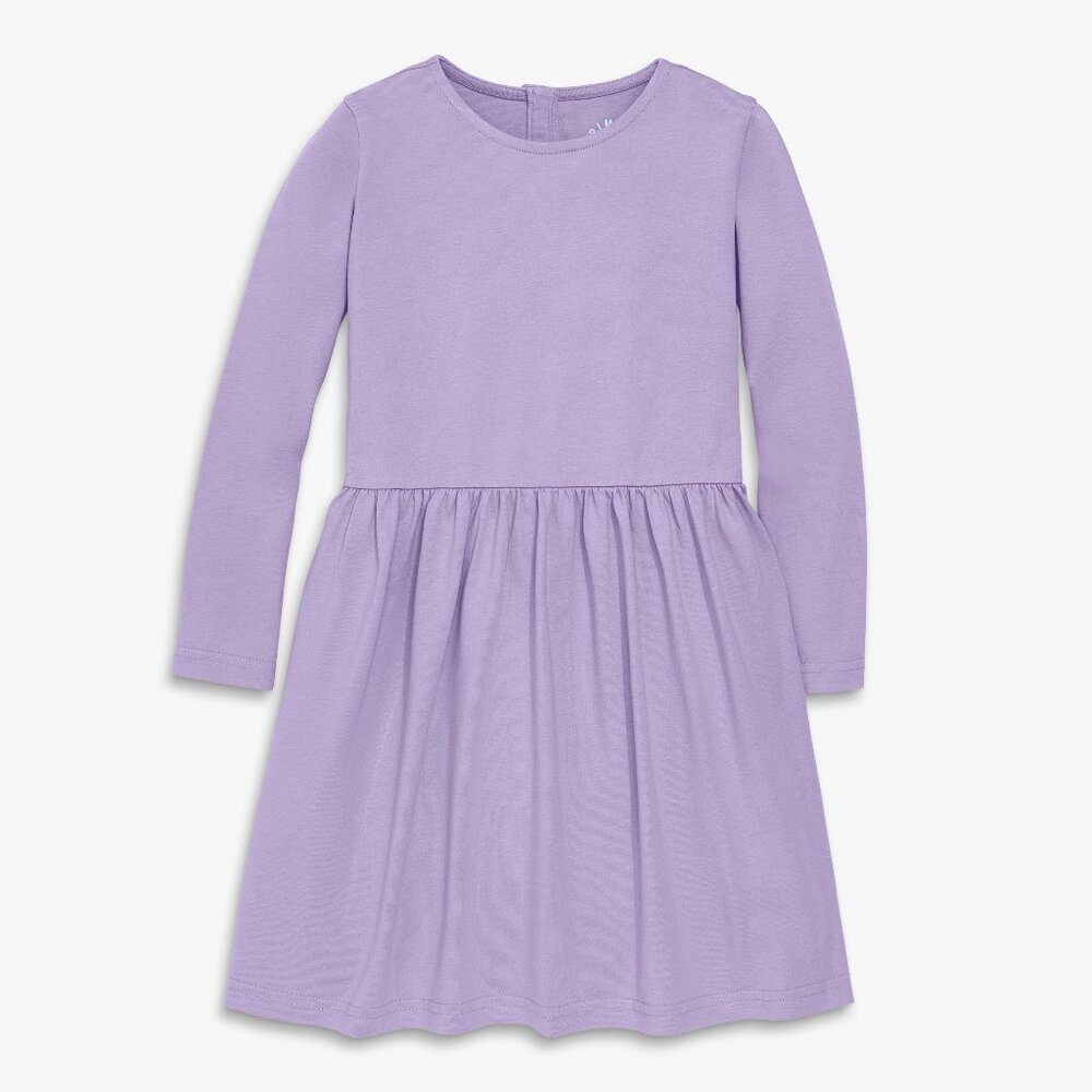 Primary Long sleeve perfect pocket dress Size 14iris / (purple)